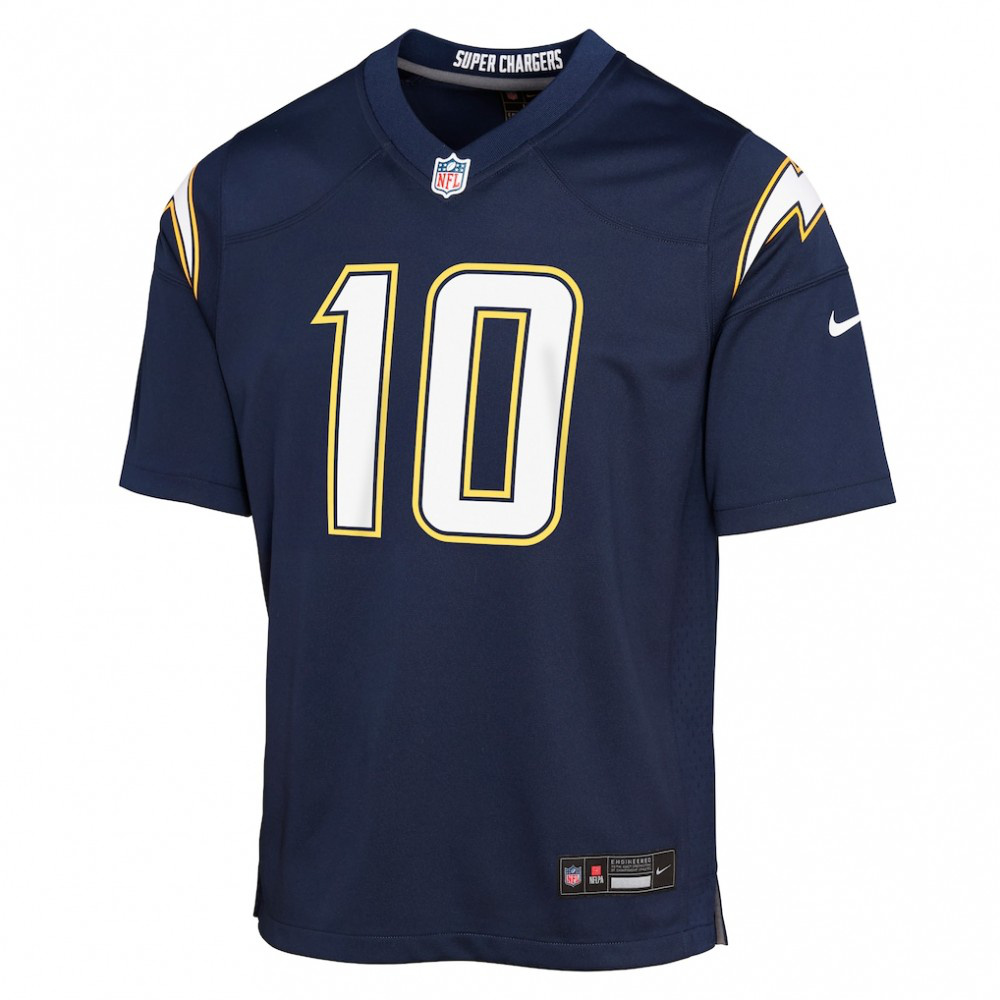 Justin Herbert Los Angeles Chargers Nike Youth Alternate Super Chargers Game Player Jersey - Navy-GridironStore
